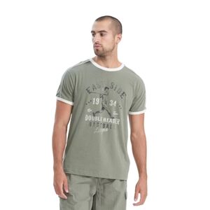 Nobo Mens Short Sleeve Piped Ringer Tee